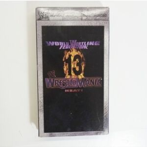 WWF WrestleMania 13 (VHS, 1998) Vintage 90s WWF Home Video WWE